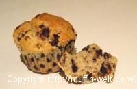 einfache Muffins mit Schokolade