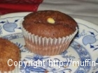 Lebkuchen Muffins mit Marzipankern